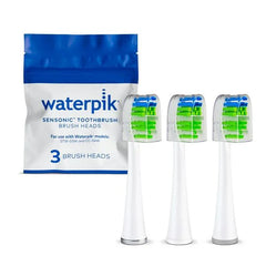 Waterpik Sensonic Contour Replacement Brush Heads – White (STWB-3WW-B)