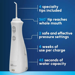 White Cordless Pearl Water Flosser – White (WF-13CD010)