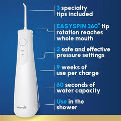 White Cordless Plus 5000 Water Flosser – White (WF-26W010)