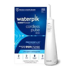 White Cordless Pulse 3100 Water Flosser – White (WF-20CD010)