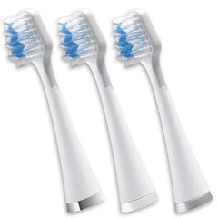 Waterpik Triple Sonic Replacement Brush Heads - White – White (STRB-3WW)