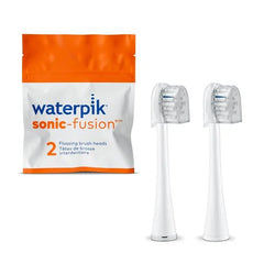 Waterpik Sonic-Fusion Compact Replacement Flossing Brush Heads - White – White (SFRB-2EW)