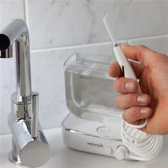 Sidekick Water Flosser, White with Chrome – White (WF-04CD010-1)