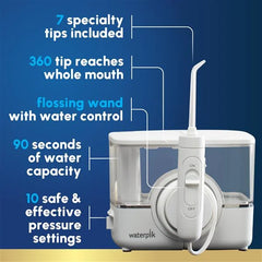 ION Professional Cordless Water Flosser – White (WF-12CD020-1)